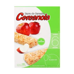 Barra de Cereal Cereanola Manzana 6 uni Est 126 grm