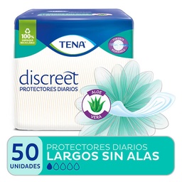 Protector Tena Discreet Largo Sin Alas x50