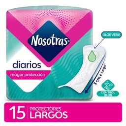 Protectores Diarios Largos Nosotras 15 uni