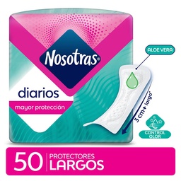 Protectores Diarios Largos Nosotras 50 uni