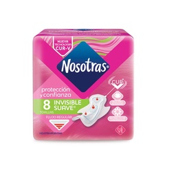 Toalla Higienica Invisible Suave Nosotras 8u