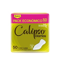 Protectores Diarios Cola Less Calipso 50u