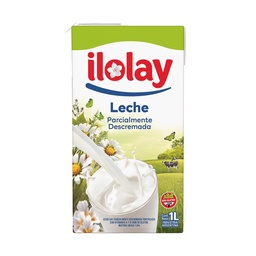 Leche Parcialmente Descremada Larga Vida Ilolay Ttb 1 ltr