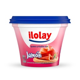 Queso Untable Ilolay Jamón 190 gr