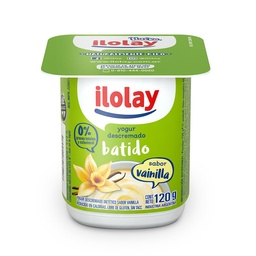 Yogur Descremado Ilolay Vainilla 120 gr