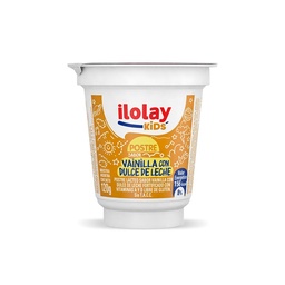 Postre Sabor Vainilla con Dulce de Leche Ilolay 120 grm