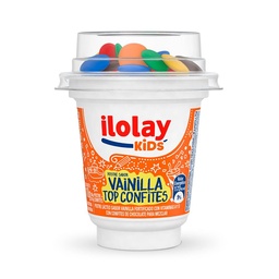 Postre Vainilla Top Confites Ilolay 110 grm