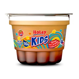 Flan Ilolay Kids Vainilla con Caramelo y Ddl 110 gr x 1 Unidad