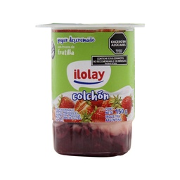 Yogur Descremado Ilolay Frutillas Colchón Frutas 150 gr