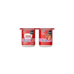 Yogur Entero Firme Pack x2 Frutilla Ilolay 240g