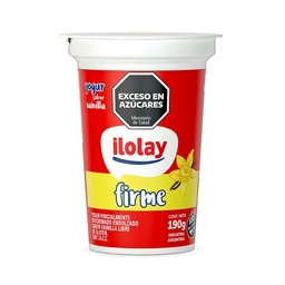 Yogur Entero Firme Sabor Vainilla Ilolay 190g