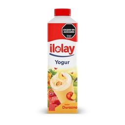 Yogur Bebible Entero Sabor Durazno Ilolay 950g