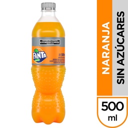 Fanta Zero Naranja 500 ml