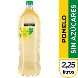 Agua Saborizada Aquarius Sin Azúcares Pomelo 2,25 lt