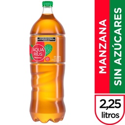 Agua Saborizada Aquarius Sin Azúcares Manzana 2,25 lt