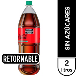 Coca-cola Zero Retornable 2 lt