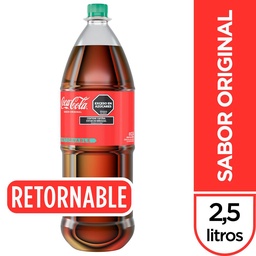 Gaseosa Coca-cola Sabor Original 2,5 lt