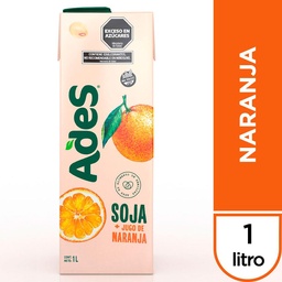 Ades Soja + Jugo de Naranja 1 lt