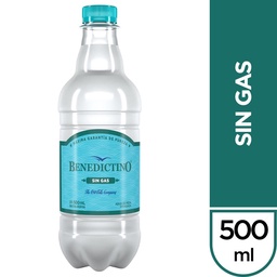 Agua de Mesa Benedictino Sin Gas 500 ml