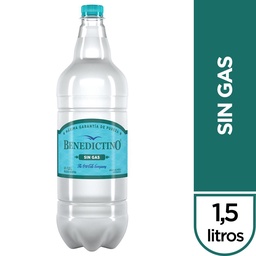 Agua de Mesa Benedictino Sin Gas 1,5 lt