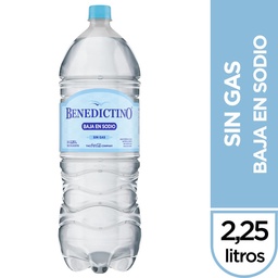 Agua Sin Gas Baja en Sodio Benedictino 2.25l