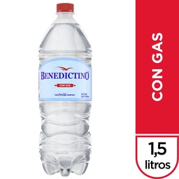 Agua con Gas Benedictino 1.5l