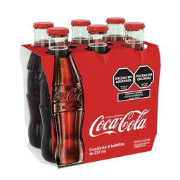 Gaseosa Coca-cola Sabor Original 237 ml Multipack x 6