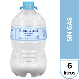 Agua Sin Gas Baja en Sodio Benedictino 6l
