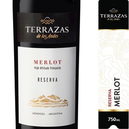 Vino Terrazas de Los Andes Reserva Merlot 750ml