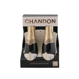 Espumante Chandon Extra Brut 4X187ml Estuche Fourpack