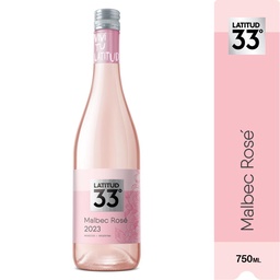 Vino Rose Latitud 33° Malbec Rose 750ml