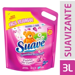 Suavizante P/ropa Violetas D/cam Suave Feder Doy 3 ltr