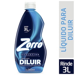 Jabon Liquido para Diluir Evolution Zorro 500 ml