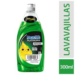 Detergente Limón Verde Platinum Magistral 300ml