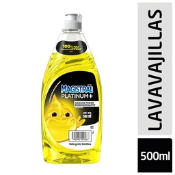 Detergente Limón Platinum Magistral 500ml