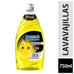 Detergente Limón Platinum Magistral 750ml