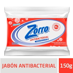 Jabon en Pan Antibacterial Zorro Paq 150 grm