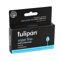 Preservativos Sup/fino Tulipan Bli 6 uni