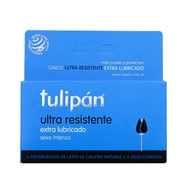 Preservativos Ultra Resisten Tulipan Cja 6 uni