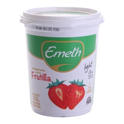 Mermelada Light Sabor Frutilla Emeth 420g