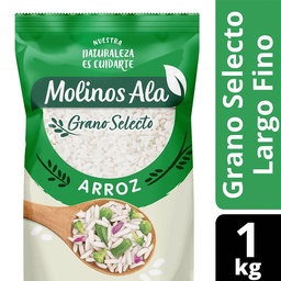 Arroz Largo Fino Grano Selecto Molinos Ala Paq 1 Kgm