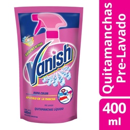 Vanish Quitamanchas Prelavado Rosa 400ml