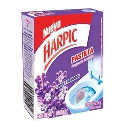 Desodorante Inodoro Pastilla Lavanda Harpic 20g