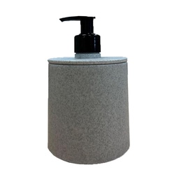 Dispenser Jabon Redondo Gris Granito