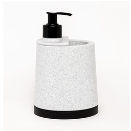 Dispenser Jabon y Organizador Gris Granito