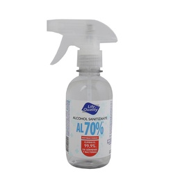 Sanitizante Alcohol 70% Life Quality Bot 250 ml