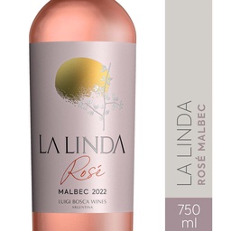 Vino Rosé Malbec La Linda 750 ml