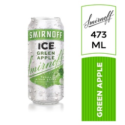 Aperitivo Ice Green Apple (Sabor Manzana Verde) Smirnoff 473 ml