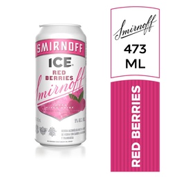 Aperitivo Ice Red Berries (Sabor Arandano Frambuesa) Smirnoff 473 ml