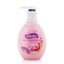 Jabon Liquido Cremoso Flower Algabo Bom 300 ml